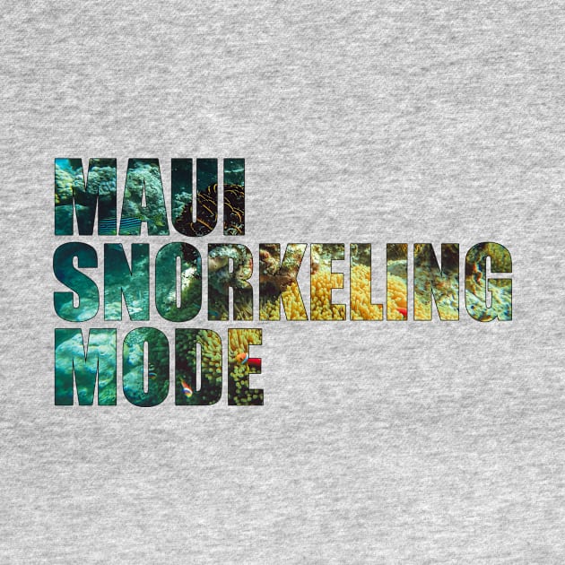 Maui Snorkeling Mode - Coral Reef With Anemone by BlueTodyArt